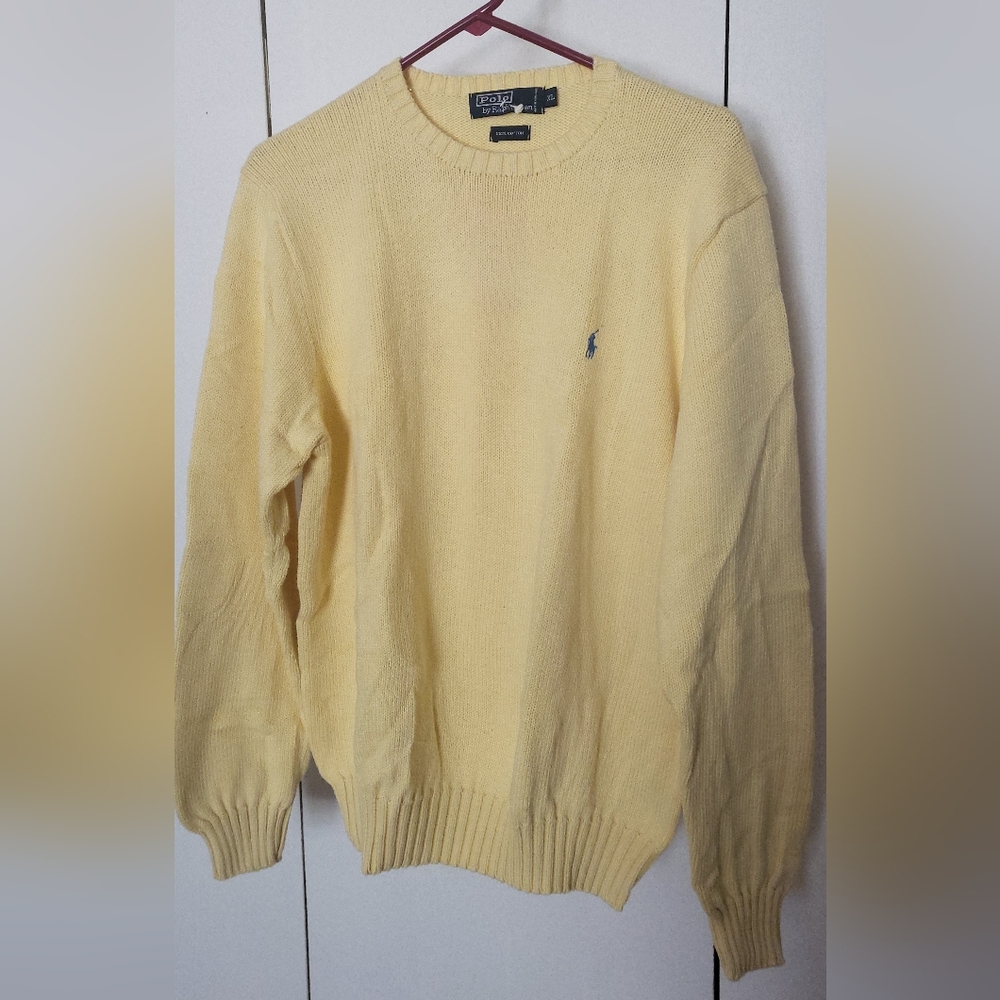 Polo by Ralph Lauren Yellow Crewneck Sweater